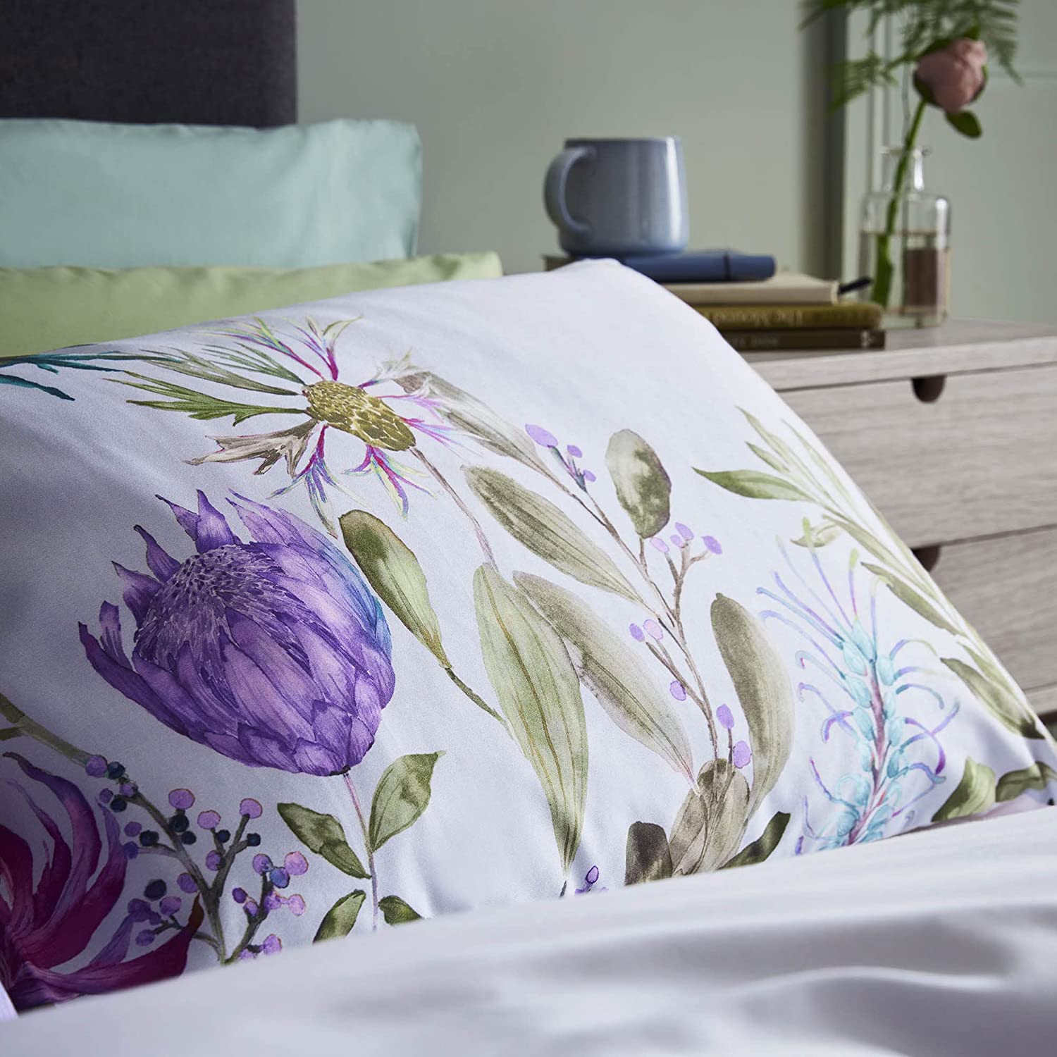 Fortazela Duvet Cover Set in Violet by Voyage Maison - Fab Furnishings