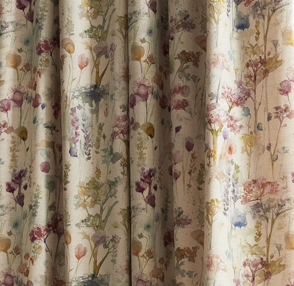 Ilinizas Poppy Lined Curtains Pencil Pleat by Voyage Maison - Image 2