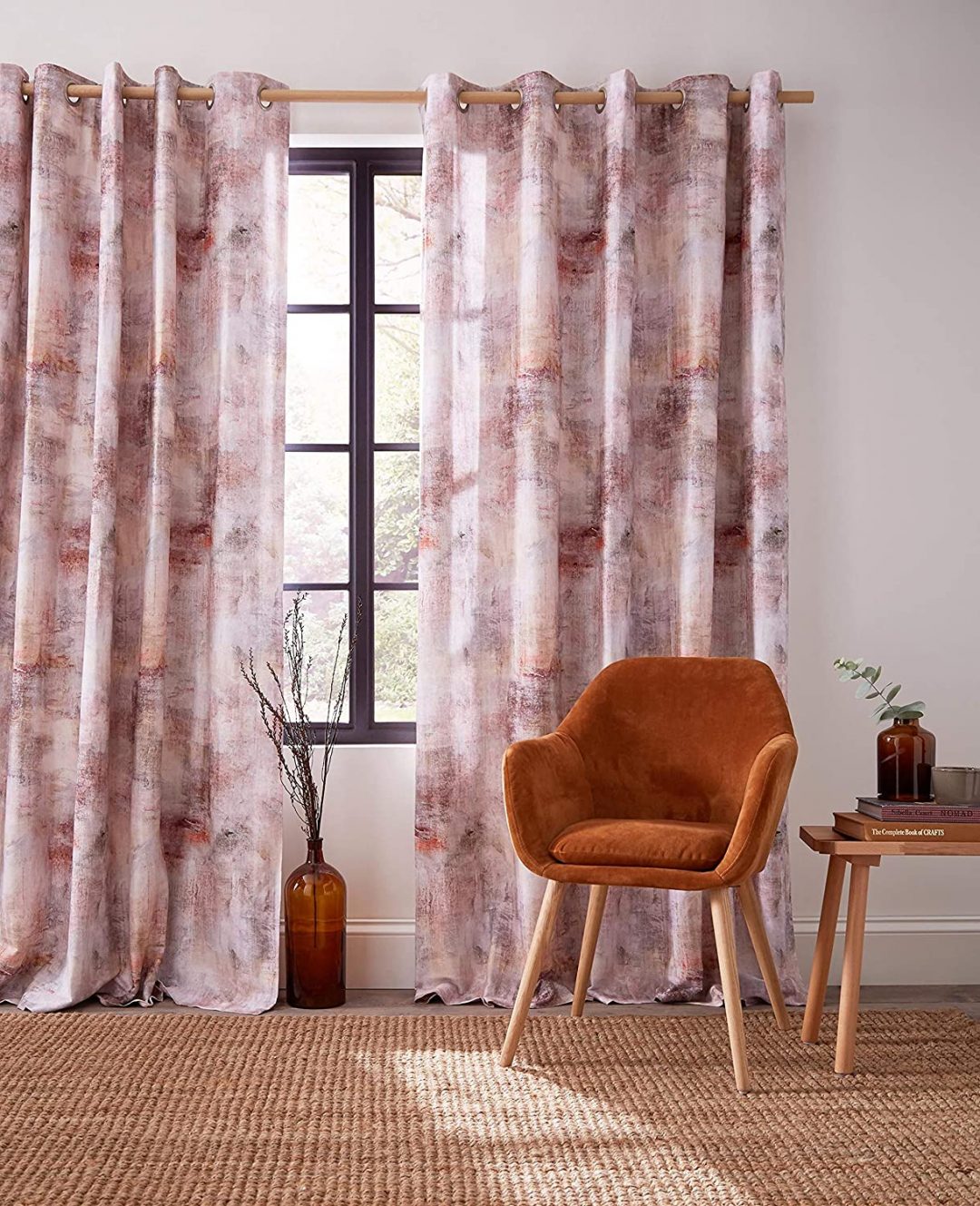 Voyage-Maison-Monet-Amber-Pink-Watercolour-Designer-Eyelet-Lined-Curtains-B08L3THNVF