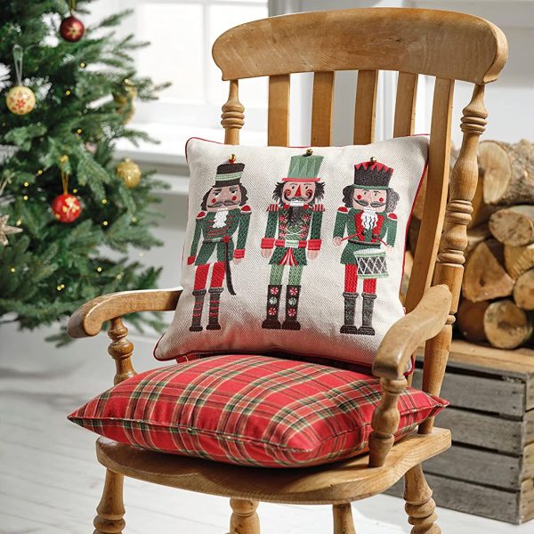 Walton-Co-Christmas-Embellished-Nutcracker-Filled-Cushion-43cm-x-43cm