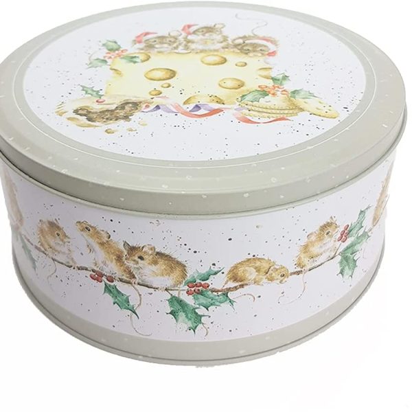 Christmas Cake Tin Nest of 3 Tins by Wrendale Designs