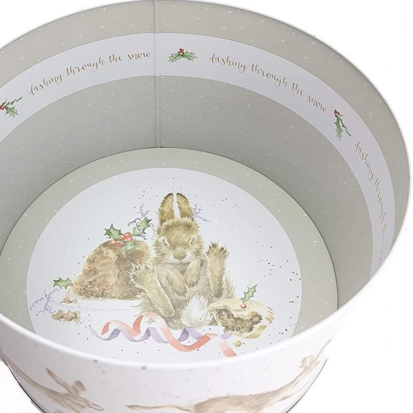 Christmas Cake Tin Nest of 3 Tins by Wrendale Designs